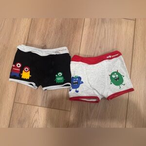 Ez Undeez Brand Toddler Boxer Briefs sz 2-3 yrs
